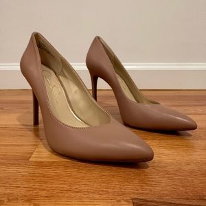 Tan pumps